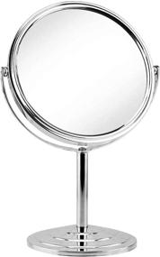 img 4 attached to 💄 7 Inch Swivel Double Sided Schliersee Magnifying Vanity Table Mirror with 3X Magnification - Ideal for Makeup and Standing Mirror