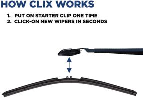 img 1 attached to Clix Wipers Wrangler Unlimited 1996 2017 Replacement Parts for Windshield Wipers & Washers