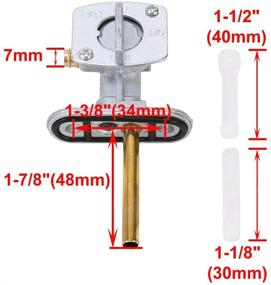 img 3 attached to 🔧 QAZAKY Клапан подачи топлива с переключателем: совместим с Kawasaki Bayou 220 300 400, Prairie 300 360 400, KLF220 KLF300 KLF400, KVF360 KVF400, KDX80 KDX200 KDX220 KDX250 KE175 KEF300 KFX250 KFX400 KH125