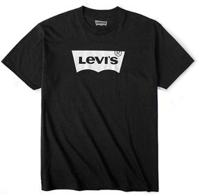 img 1 attached to Levis Batwing T Shirt Heather Large: Stylish Men's Clothing for Shirts