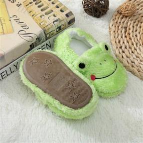 img 1 attached to 👧 TSAITINTIN Cozy Indoor Slippers for Toddler Boys and Girls