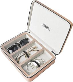 img 3 attached to 🕶️ Top-choice OYOBox Eyewear Organizer: Perfect for Multiple Sunglasses and Men's Accessories