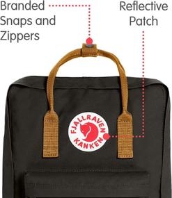 img 3 attached to Fjällräven Kånken Deep Forest Acorn Backpacks: 🌲 A Stylish & Functional Choice for Outdoor Enthusiasts