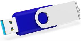 img 1 attached to 💻 KEXIN 5 Пакет USB 3.0 Флеш-накопитель, 64 ГБ флеш-драйв, 5 вариантов цвета, высокоскоростной Zip-драйв.