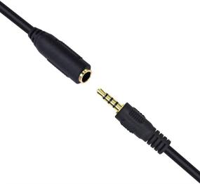 img 1 attached to 🎧 Poyiccot 3.5mm Splitter Mic and Audio Cable: 1 to 4 Way TRRS Male to 4 Female Splitter for Earphone, Headset, Smartphone