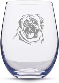 img 3 attached to Бокалы ручной работы с гравировкой Mastiff. Отцы