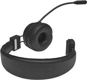 img 2 attached to 🐯 Blue Tiger Elite Ultra Wireless Bluetooth Headset - Professional Trucker's Headset with Noise Cancellation - Bluetooth 5.0 Headset for Long Talk Time - Premium Truckers Accessories