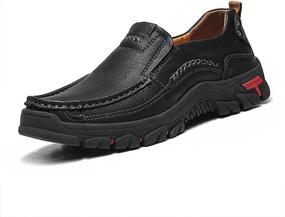 img 4 attached to Veslexth Classic Walking Sneakers Comfortable Men's Shoes for Loafers & Slip-Ons