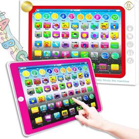 img 4 attached to Fun Learning Tablet: Educational Touch Pad for Numbers, ABCs, Spelling, and Animal Education