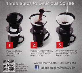 img 3 attached to ☕ Кофеварка Melitta с фильтром: однокружечный кофейник в стиле Pour-Over, черный - удобная и простая в использовании (1 штука)