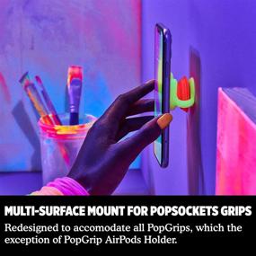 img 1 attached to 🔆 PopSockets PopMount 2: Многофункциональный светящийся крепеж для рукояток PopSockets - Повысьте захват с элегантностью