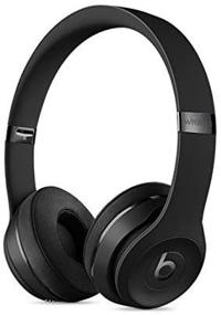 img 1 attached to Beats Solo3 Wireless On-Ear Headphones - Black (Renewed)