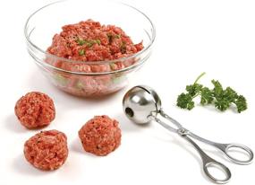 img 2 attached to Efficient Stainless Steel Meat Baller by Norpro: Create Perfect Meatballs Effortlessly