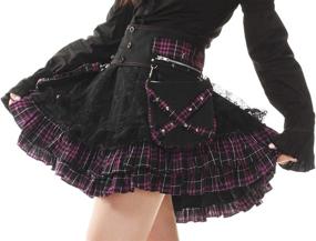 img 2 attached to 👗 Lolita Charm Women's Black Skirt - One Size - Women's Clothing
