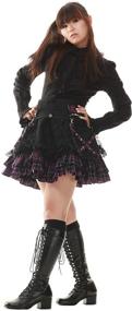 img 1 attached to 👗 Lolita Charm Women's Black Skirt - One Size - Women's Clothing
