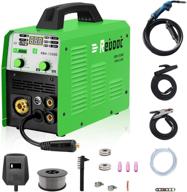 reboot mig welder flux core stick/mig/tig 5 in 1 rbm-1550d: gas/gasless welding 🔧 machine with 110v/220v power options, solid wire spool gun and automatic feed inverter for beginners logo