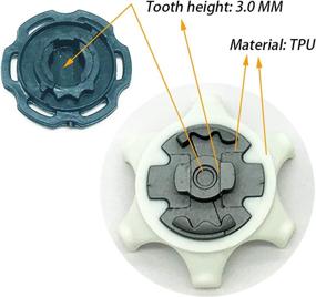 img 2 attached to 🏌️ Запасные шипы для гольф-обуви - 28 штук Клеаты Longkun: легкая установка для моделей гольф-обуви, выпущенных в 2010 году и позднее.