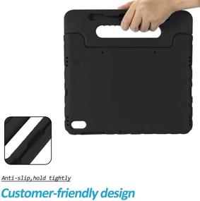 img 1 attached to 📱 APOLL Kids Case for Samsung Galaxy Tab S7 11 inch 2020, Black - Shockproof EVA Handle Stand Drop Proof Child Case, SM-T870, No Pen Holder