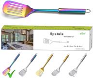 💥 colorful stainless steel rainbow spatula – perfect for cooking, bbq, and more! logo