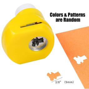 img 2 attached to 🔳 Craft Punches - Single Hole Puncher, Assorted Shapes Paper Punch, Craft Hole Puncher Set of 10, Small and Tiny Hole Punch for Scrapbooking, Crafting Supplies, and Paper Crafts