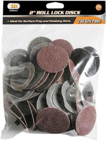 img 1 attached to 🔸 IIT 82043 Roll Lock Style Sanding Disc, 240 Grit, 50-Piece Bundle