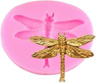 dragonfly silicone desserts chocolate decoration logo