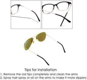 img 1 attached to DS DISTINCTIVE STYLE Eyeglass Anti Slip Replacement