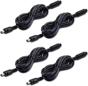 img 4 attached to 🔌 TORCHSTAR 39 Inches Interconnect Cable: MAXimize Your Gun Safe Lighting Kit with this Extension Cable, Utilize Under Cabinet Light Extension Cord for Brilliant LED Under Cabinet Lighting – Pack of 4