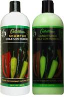 revitalize your hair naturally with cabellina shampoo & conditioner: romero pepper & rosemary chili infused, 32 oz each logo