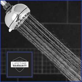 img 3 attached to 💦 High Pressure PowerPulse Therapeutic Massage Shower Head by Waterpik, Chrome, 7-Mode, 1.8 GPM (XRO-733E)