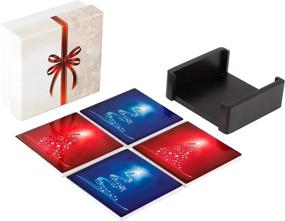 img 3 attached to 🎄 Stylish Christmas Designer Coasters - Perfect for Holiday Entertaining!