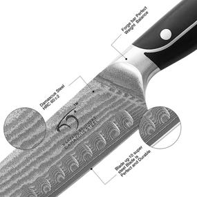 img 3 attached to Professional 67 Layer Ergonomic Lightweight Multipurpose Kitchen & Dining for Cutlery & Knife Accessories