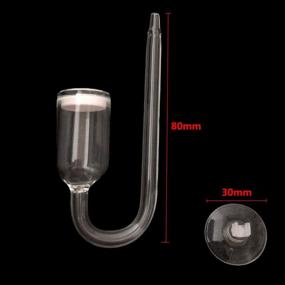 img 3 attached to 🐠 Ailindany CO2 Glass Aquarium Diffuser Kit with U-Shape Connecting Tube for Planted Fish Tanks - Enhance Your Aquarium's CO2 Supply!