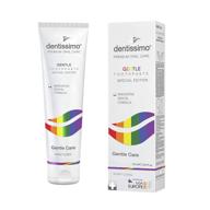 dentissimo swiss biodent: gentle care vegan fluoride free gel toothpaste with vitamin e, natural formula - 2.5 fl. oz. logo