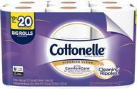 хлопковое туалетное бумага cottonelle ultra comfortcare - 12 больших рулонов - туалетная бумага: ваше идеальное решение для комфорта! логотип