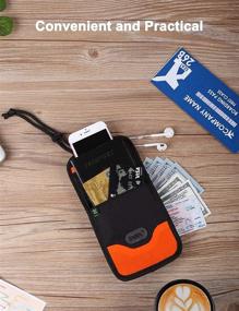 img 2 attached to GOX Premium Passport Organizer: Essential Travel Wallet Accessories