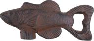 🔧 stylish and durable cast iron fish bottle opener - must-have for any bar or kitchen логотип