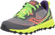 saucony peregrine shield running unisex girls' shoes and athletic logo