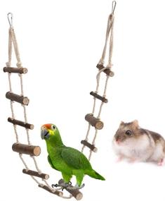 img 2 attached to Hamster Climbing Ladders Squirrel Suspension