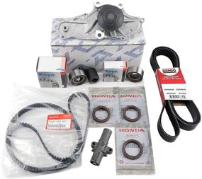 img 4 attached to 🔧 GENUINE/OEM Timing Belt Kit with Water Pump and Seals (as shown in photo) - Perfect Fit for Select Honda and Acura Vehicles