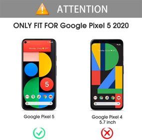 img 3 attached to OMOTON [3 Pack] Защитное стекло с закалкой для экрана Google Pixel 5 - Каркас для выравнивания - Антицарапающая пленка для Google Pixel 5