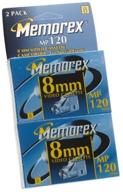 memorex 120-minute 8mm video tape (2-pack) (no longer produced) logo