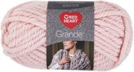 🧶 vibrant nectar-colored red heart grande yarn: a cozy must-have! logo