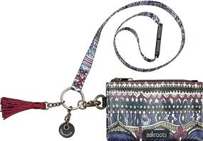img 3 attached to Sakroots Womens Wallet Lanyard Blush Women's Handbags & Wallets for Wallets