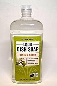 img 2 attached to 🍋 Trader Joe's Liquid Dish Soap Citrus Scent - 25 fl oz: Effective Cleaning Power with Invigorating Citrus Fragrance