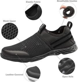 img 3 attached to WOTTE Water Shoes Drying Sports Men's Shoes for Athletic