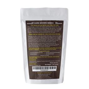 img 3 attached to 🌿 150g Dark Brown Henna Hair Color / Dye - Natural, Chemical-Free Hair Color for Hair - From The Henna Guys