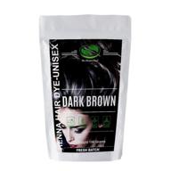 🌿 150g dark brown henna hair color / dye - natural, chemical-free hair color for hair - from the henna guys logo