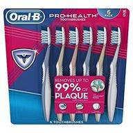 🦷 6-pack oral-b pro health all-in-one soft toothbrushes logo