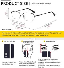 img 2 attached to 👓 Revolutionary Reading Glasses with Blue Light Blocking Technology: Perfect for Men and Women, Computer Readers with Lightweight Frame, Spring Hinges, and Blue Coating Lenses